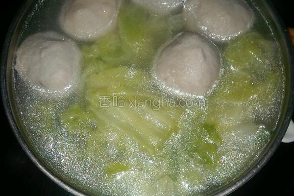 白菜肉丸汤的做法_白菜肉丸汤的做法大全_白