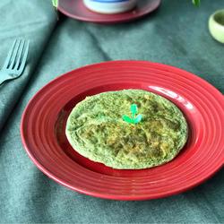 艾草煎蛋的做法[图]