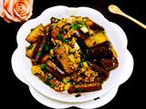葱香肉沫焖茄子（少油版）