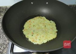 米饭鸡蛋饼的做法图解9