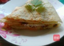 胡萝卜丁土豆丝饼的做法图解9