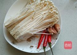 凉拌金针菇的做法图解2