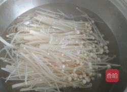 凉拌金针菇的做法图解3