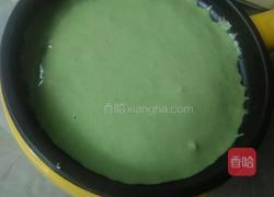 菠菜汁煎饼的做法图解7