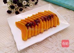 蓝莓浇汁南瓜的做法图解1