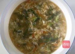 野菜面糊鸡蛋汤的做法图解12