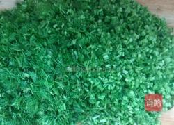 茴香鲜肉饺子馅……豆瓣酱版的做法图解2