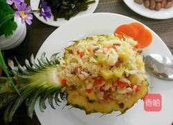 菠萝炒饭的做法图解3