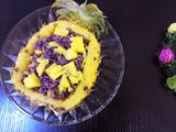 黑米菠萝蒸饭