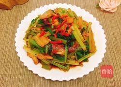 芹菜炒肉的做法图解12