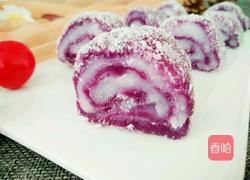 山药紫薯糍的做法图解2
