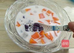 木瓜芋圆牛奶西米露的做法图解5