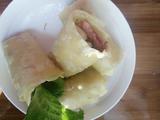 蔬菜培根鸡蛋卷饼