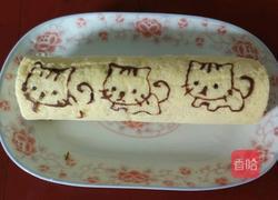 猫咪蛋糕卷的做法图解16