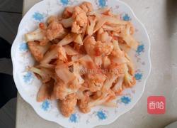 西红柿炒菜花的做法图解6