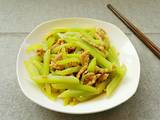 莴笋炒肉丝
