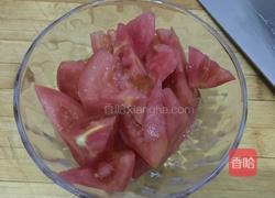 番茄肉末豆腐的做法图解2