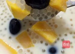 芒果葡萄西米露的做法图解3