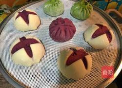 紫薯开花馒头的做法图解14