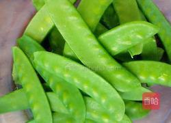 虾酱荷兰豆炒鲜鱿的做法图解5