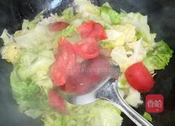 番茄鸡蛋肉渣包菜的做法图解8