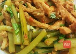 小炒黄瓜条的做法图解8
