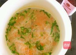胡萝卜青菜细面的做法图解6
