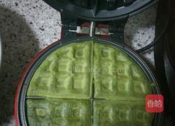 绿色华夫饼的做法图解4