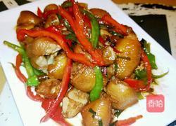 辣椒丝炒鸡爪筋的做法图解5
