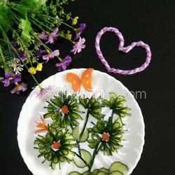 趣味黄瓜花的做法 菜谱 香哈网