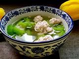 丝瓜肉丸汤