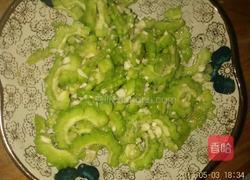 凉拌苦瓜的做法图解4