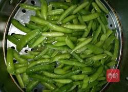 蒸甜豌豆荚的做法图解2