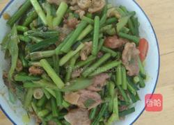蒜薹炒肉的做法图解8