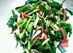 小葱杏鲍菇炒火腿的做法图解6