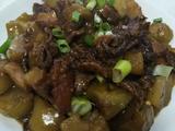 土豆炖茄子干