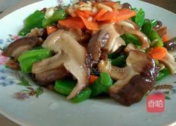 青椒炒香菇的做法图解9