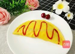 饺子蛋包饭的做法图解2