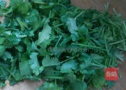 香菜拌鸡蛋的做法图解2