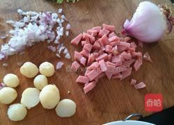 培根土豆蛋炒饭（无明显蛋块）的做法图解2