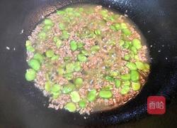 肉末酸菜炒蚕豆的做法图解7