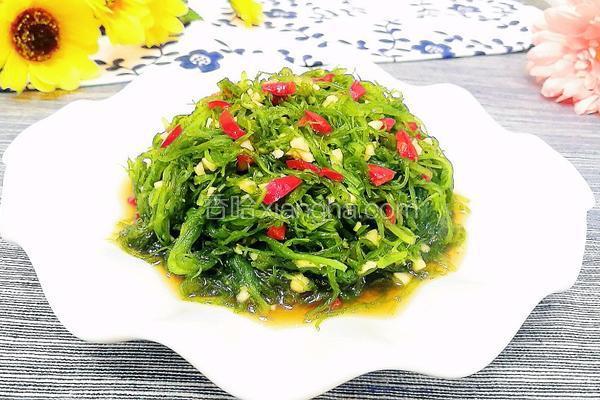 凉拌海藻的做法_菜谱_香哈网