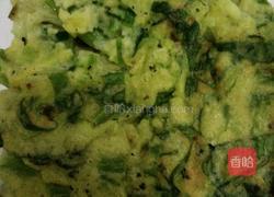 菠菜鸡蛋饼的做法图解5