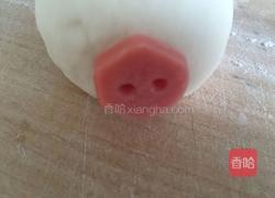 小猪香肠馒头（一次发酵法）的做法图解7