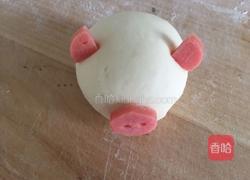 小猪香肠馒头（一次发酵法）的做法图解9