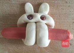 小兔香肠馒头（一次发酵法）的做法图解8
