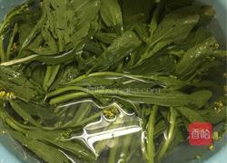 肉末拌菜心的做法图解1