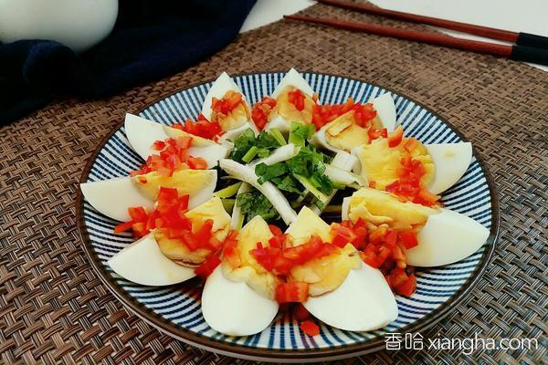 手撕葱拌鸡蛋的做法_菜谱_香哈网
