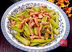 芹菜炒肉丝的做法图解12