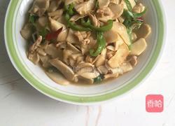 杏鲍菇炒肉片的做法图解3